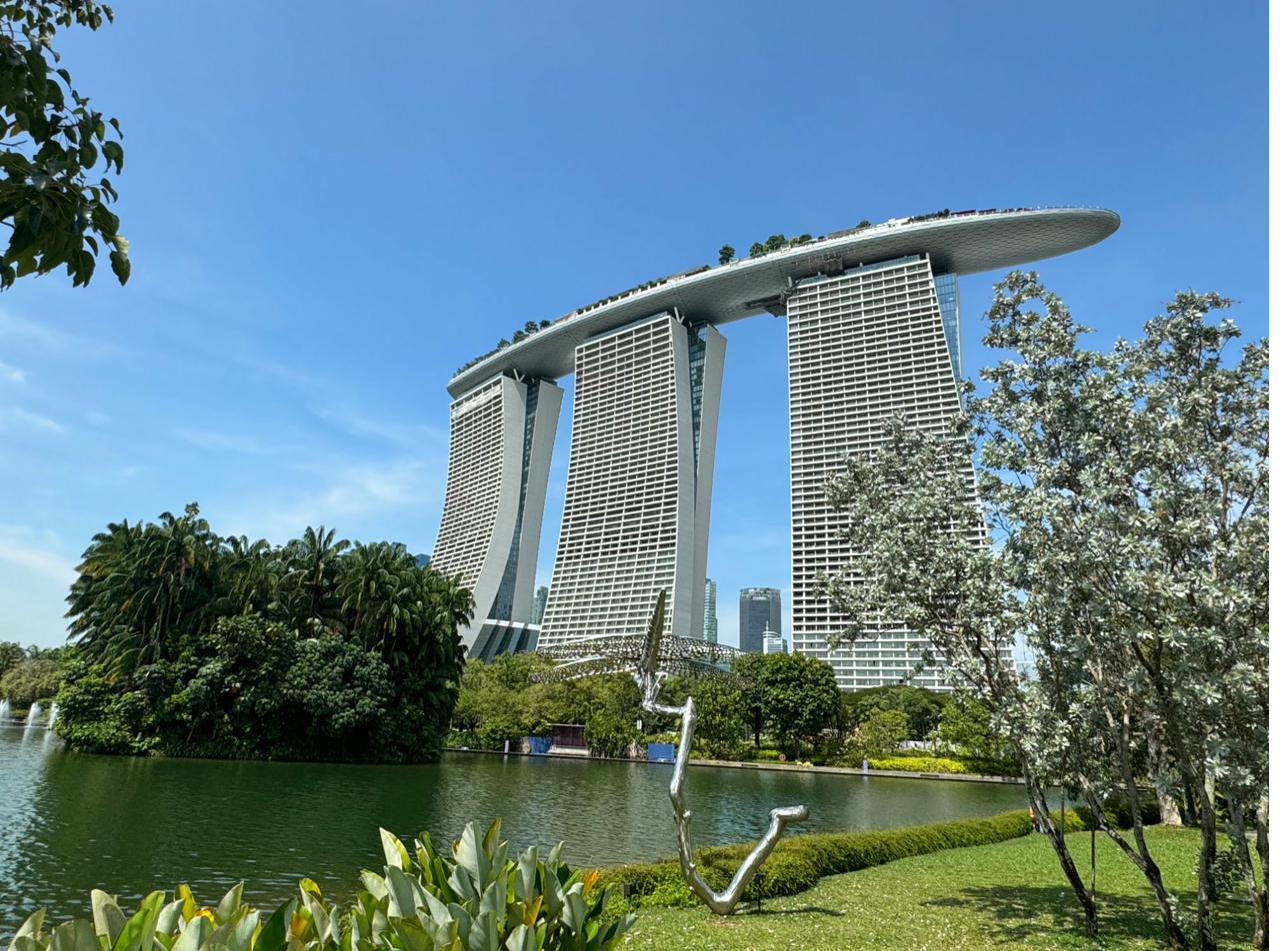 Marina Bay Sands Hotel vom Gardens by the Bay